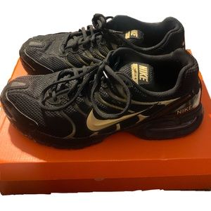 Gold and Black nike’s